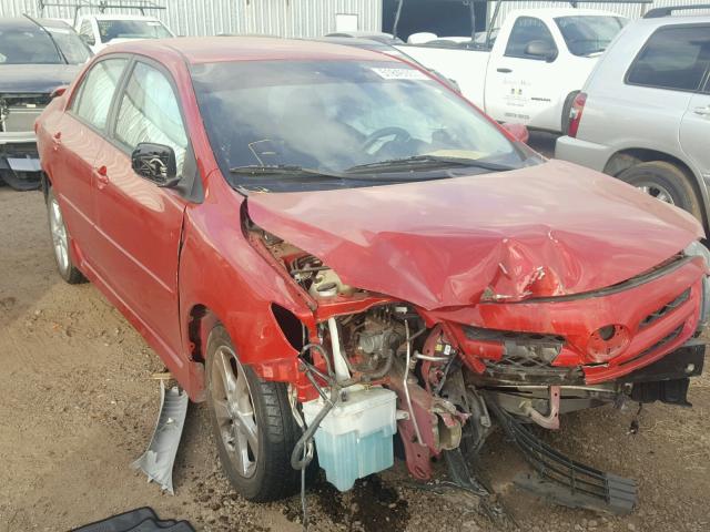 5YFBU4EE9DP109965 - 2013 TOYOTA COROLLA BA RED photo 1