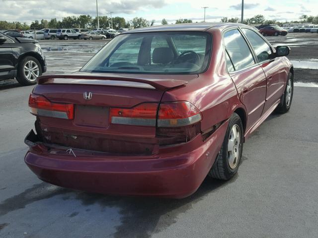 1HGCG16512A040927 - 2002 HONDA ACCORD EX RED photo 4