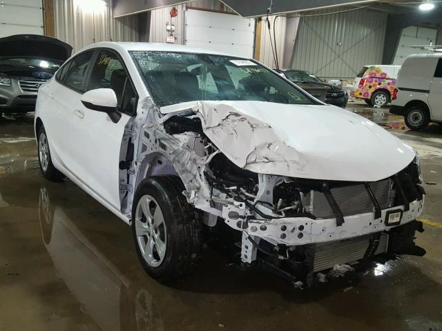 1G1BC5SM8H7118662 - 2017 CHEVROLET CRUZE LS WHITE photo 1