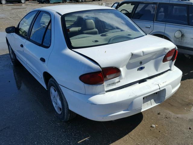 1G1JC524627326574 - 2002 CHEVROLET CAVALIER B WHITE photo 3