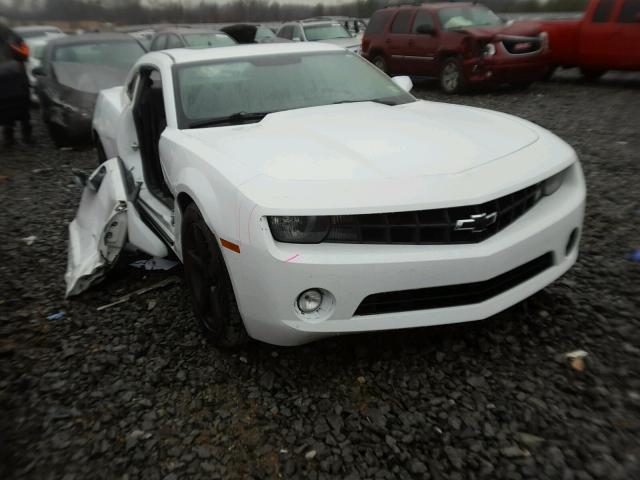 2G1FC1E32C9114353 - 2012 CHEVROLET CAMARO LT WHITE photo 1