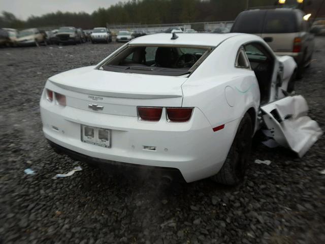 2G1FC1E32C9114353 - 2012 CHEVROLET CAMARO LT WHITE photo 4