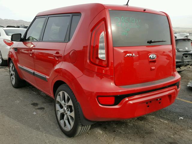 KNDJT2A67D7623218 - 2013 KIA SOUL + RED photo 3