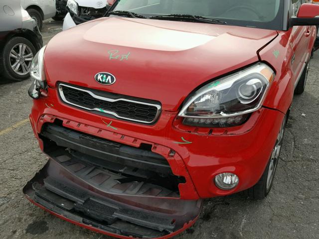 KNDJT2A67D7623218 - 2013 KIA SOUL + RED photo 9