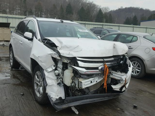 2FMDK4JC0DBA73266 - 2013 FORD EDGE SEL WHITE photo 1