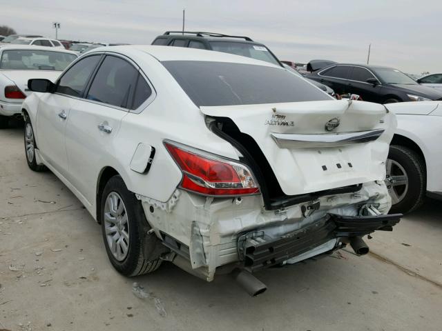 1N4AL3AP7FC187470 - 2015 NISSAN ALTIMA 2.5 WHITE photo 3