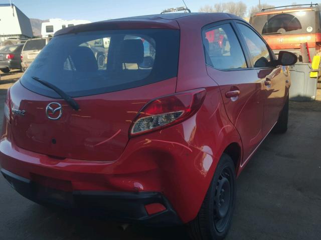 JM1DE1KY4E0177086 - 2014 MAZDA MAZDA2 SPO 红色 照片 4