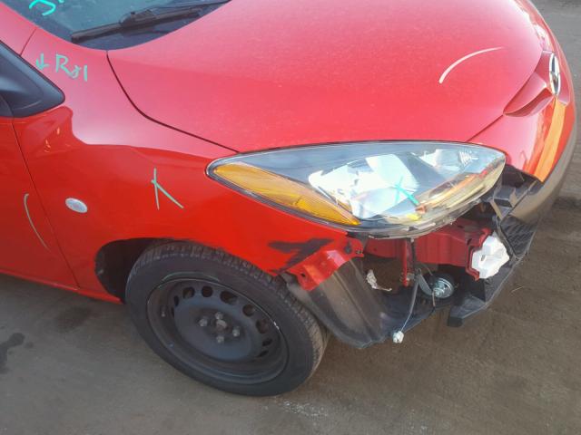 JM1DE1KY4E0177086 - 2014 MAZDA MAZDA2 SPO 红色 照片 9