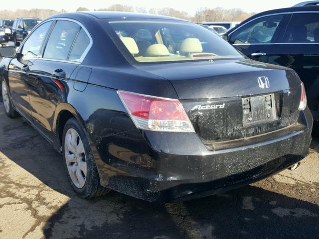 1HGCP26779A067776 - 2009 HONDA ACCORD EX BLACK photo 3