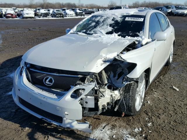 JTHBN96S765004788 - 2006 LEXUS GS GENERAT WHITE photo 2