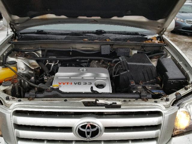 JTEEP21A450128233 - 2005 TOYOTA HIGHLANDER SILVER photo 7