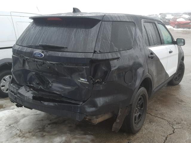 1FM5K8AR9GGB74237 - 2016 FORD EXPLORER P BLACK photo 4