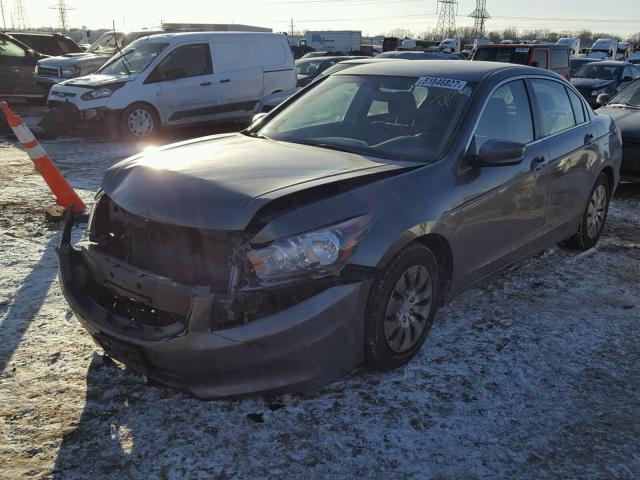 1HGCP2F38CA215969 - 2012 HONDA ACCORD LX GRAY photo 2