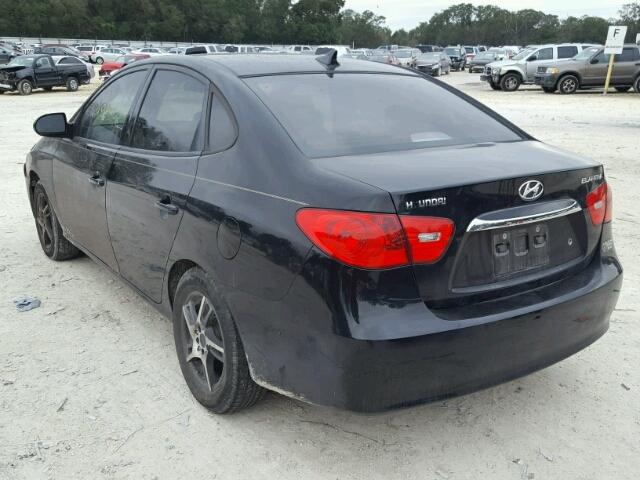 KMHDU4AD2AU210149 - 2010 HYUNDAI ELANTRA BL BLACK photo 3