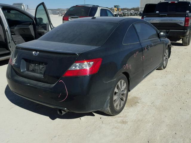 2HGFG12969H502772 - 2009 HONDA CIVIC EXL BLACK photo 4