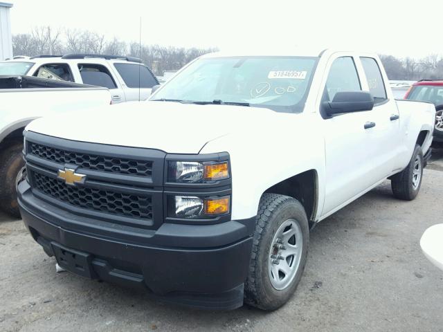 1GCRCPEC5EZ144379 - 2014 CHEVROLET SILVERADO WHITE photo 2