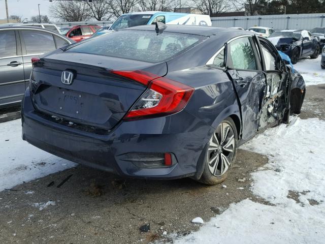 19XFC1F72GE017797 - 2016 HONDA CIVIC EXL BLUE photo 4