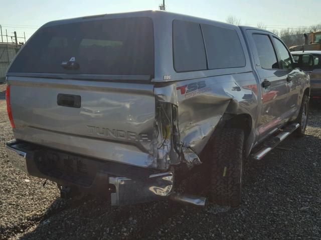 5TFEY5F12EX152453 - 2014 TOYOTA TUNDRA CRE SILVER photo 4