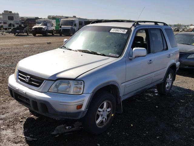 JHLRD18761C033297 - 2001 HONDA CR-V SE SILVER photo 2