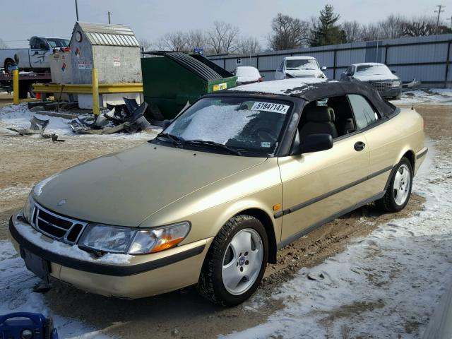 YS3DF78N9W7002704 - 1998 SAAB 900 SE TUR GOLD photo 2