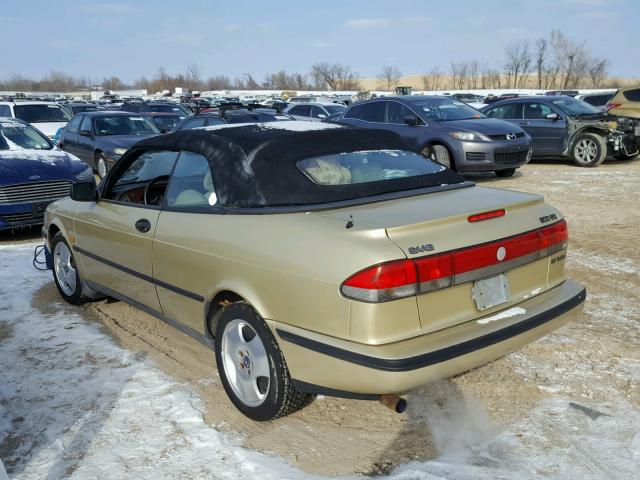 YS3DF78N9W7002704 - 1998 SAAB 900 SE TUR GOLD photo 3