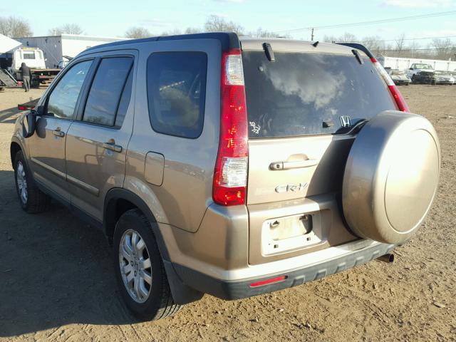 SHSRD78926U430896 - 2006 HONDA CR-V SE GOLD photo 3