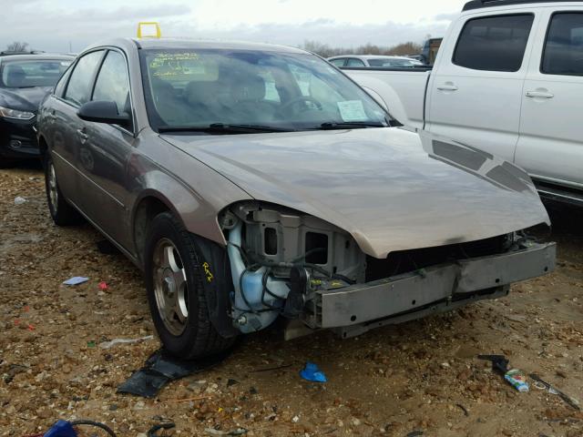 2G1WT58K079210837 - 2007 CHEVROLET IMPALA LT BROWN photo 1