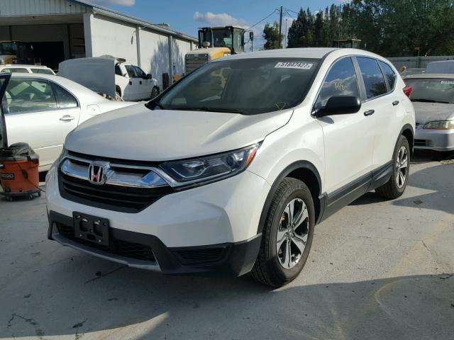 2HKRW5H30HH400771 - 2017 HONDA CR-V LX WHITE photo 2