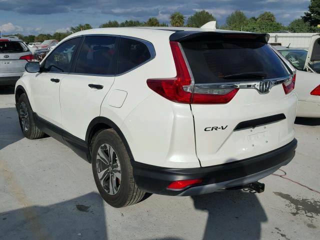 2HKRW5H30HH400771 - 2017 HONDA CR-V LX WHITE photo 3