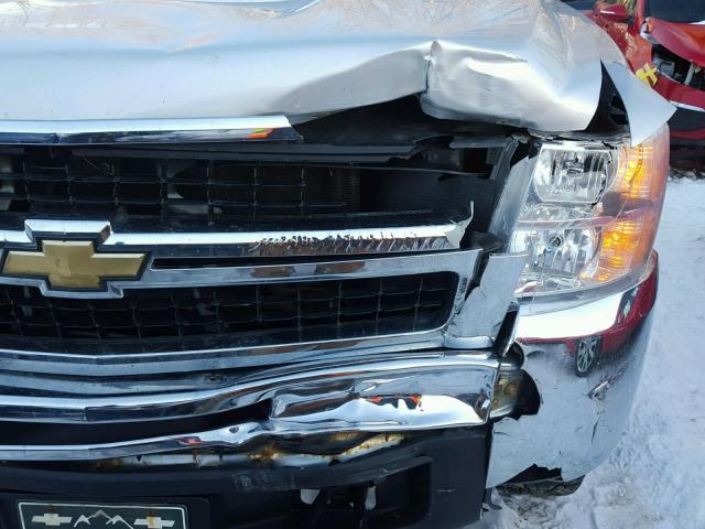 1GC3KVBG3AF141755 - 2010 CHEVROLET SILVERADO SILVER photo 9