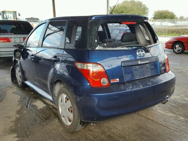 JTKKT624465012823 - 2006 TOYOTA SCION XA BLUE photo 3