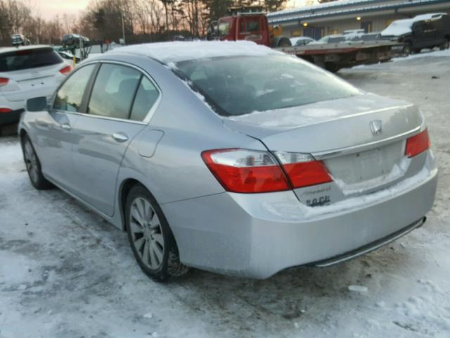 1HGCR2F78DA107754 - 2013 HONDA ACCORD EX SILVER photo 3