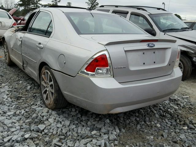 3FAHP07ZX8R120795 - 2008 FORD FUSION SE SILVER photo 3