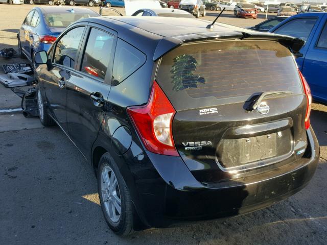 3N1CE2CPXEL392162 - 2014 NISSAN VERSA NOTE BLACK photo 3