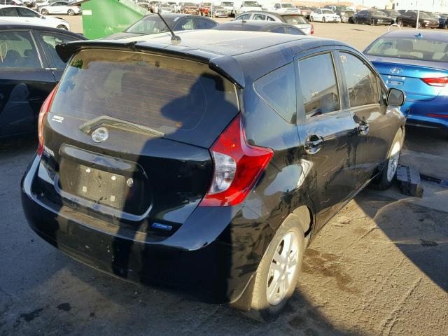 3N1CE2CPXEL392162 - 2014 NISSAN VERSA NOTE BLACK photo 4