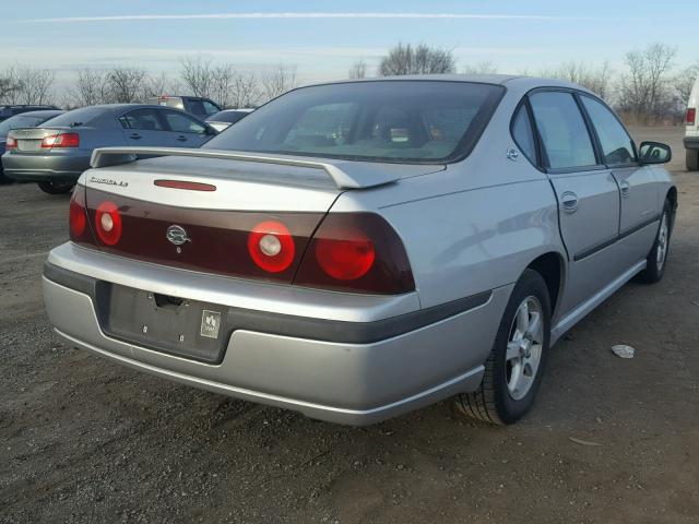 2G1WH52K739308719 - 2003 CHEVROLET IMPALA LS SILVER photo 4