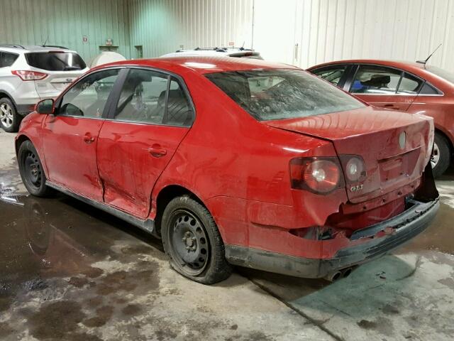 3VWBJ71K39M011550 - 2009 VOLKSWAGEN GLI წითელი ფოტო 3