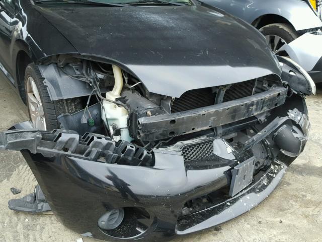 4A3AK24F16E008710 - 2006 MITSUBISHI ECLIPSE GS BLACK photo 9