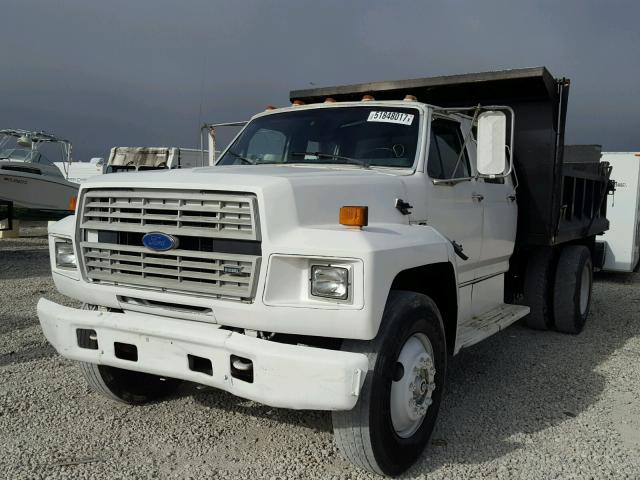 1FDXK74C1PVA29005 - 1993 FORD F700 F WHITE photo 2