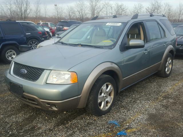 1FMZK02135GA45645 - 2005 FORD FREESTYLE GREEN photo 2