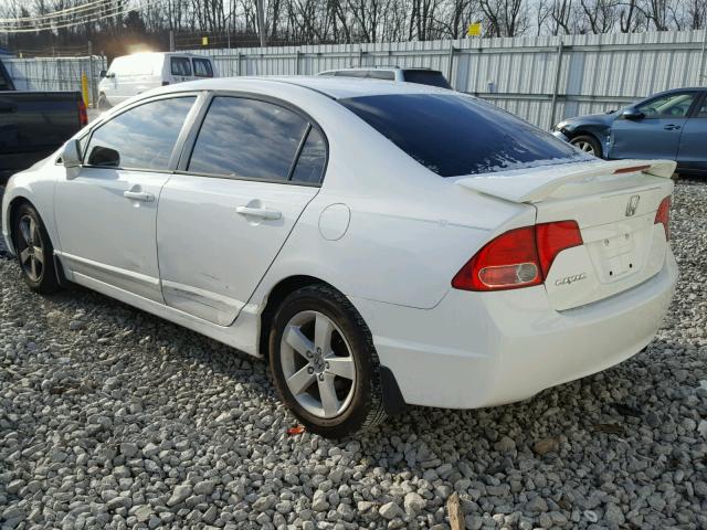 1HGFA16816L152050 - 2006 HONDA CIVIC EX WHITE photo 3