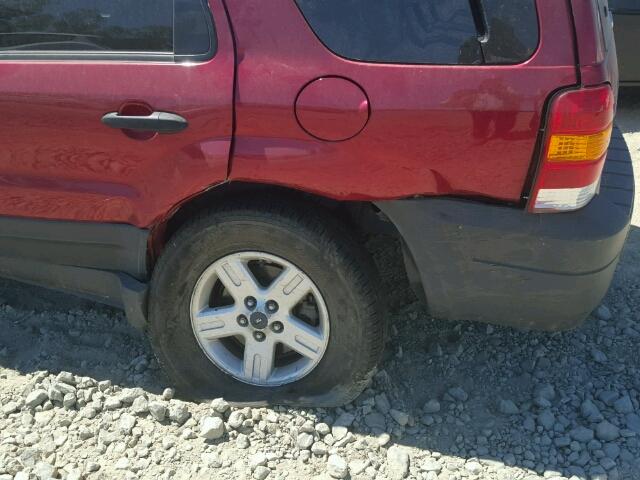 1FMYU96H06KC28095 - 2006 FORD ESCAPE HEV RED photo 9