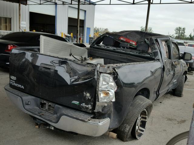 5TFBW541X9X090639 - 2009 TOYOTA TUNDRA DOU BLACK photo 4