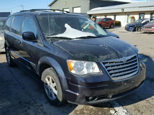 2A4RR5D10AR141293 - 2010 CHRYSLER TOWN & COU BLUE photo 1