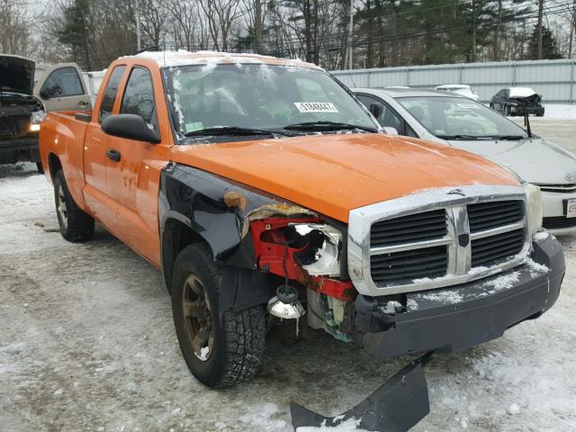 1D7HW22K85S117838 - 2005 DODGE DAKOTA ST ORANGE photo 1