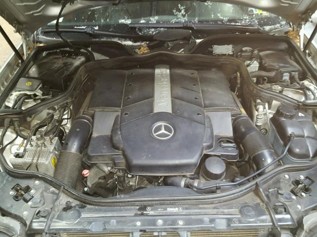 WDBUF83J25X167346 - 2005 MERCEDES-BENZ E 500 4MAT SILVER photo 7