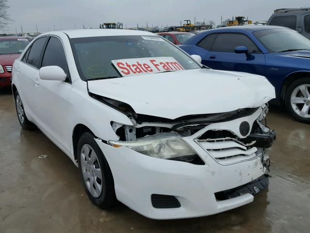 4T4BF3EK9AR054539 - 2010 TOYOTA CAMRY BASE WHITE photo 1