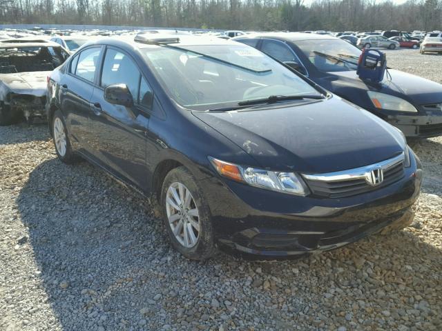 19XFB2F80CE047005 - 2012 HONDA CIVIC EX BLACK photo 1