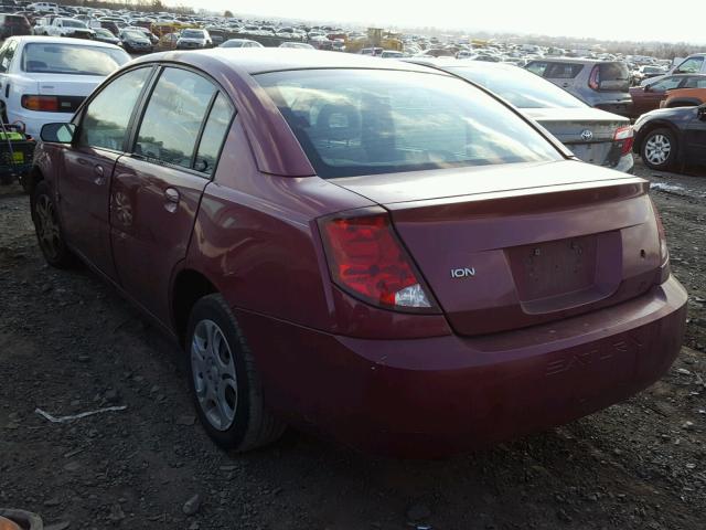 1G8AJ52F54Z225770 - 2004 SATURN ION LEVEL RED photo 3