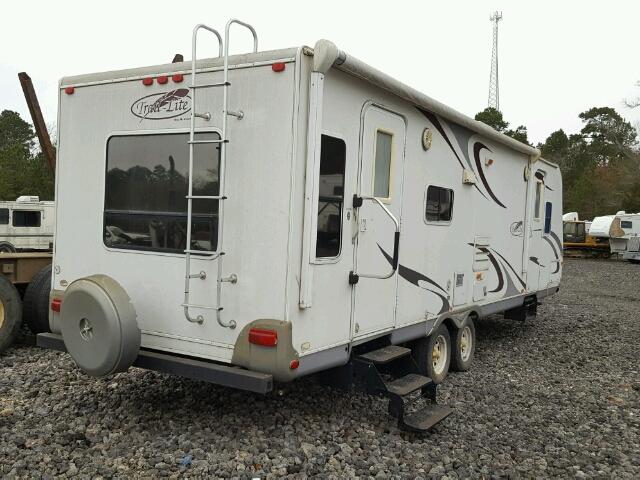 4WYT61P2581407705 - 2008 TRAIL KING TRAILER WHITE photo 4